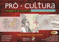 Ufac publica edital do Programa de Incentivo à Cultura (Pró-Cultura)