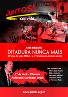 50 anos do golpe militar é discutido nesta terça-feira na Ufac