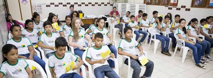 Ação antizika é levada à escola Diogo Feijó