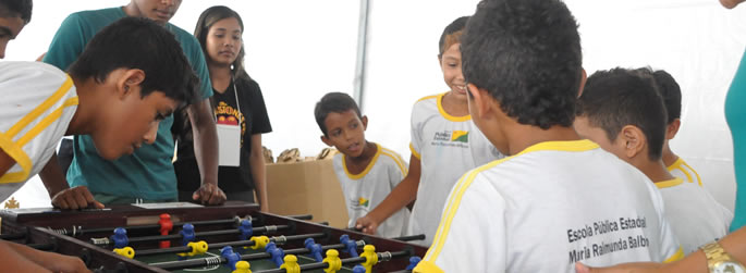 Alunos de educação física da Ufac realizam estágios na SBPC Mirim