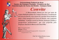 Aula Inaugural do Curso de Direito 