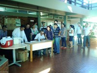 Campanha de vacinação contra H1N1 é iniciada no bloco da Reitoria