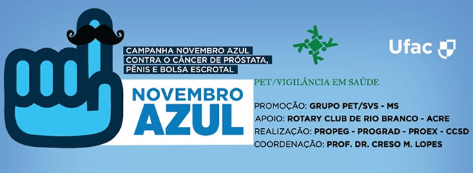 Ufac divulga campanha de prevenção do câncer de próstata
