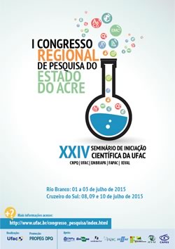 Certificados do I Congresso Regional de Pesquisa do Estado do Acre já podem ser acessados