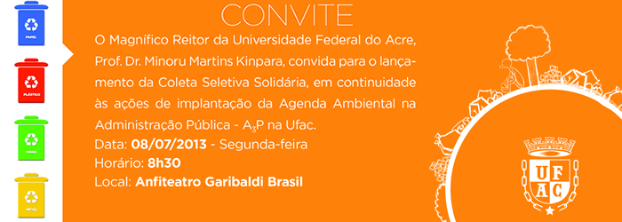 Convite - Coleta Seletiva Solidária