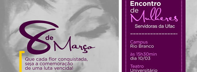 Convite: Dia Internacional da Mulher
