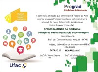 Convite Esfor: Aprimoramento da Docência - Utilização do Prezi na Organização de Apresentações