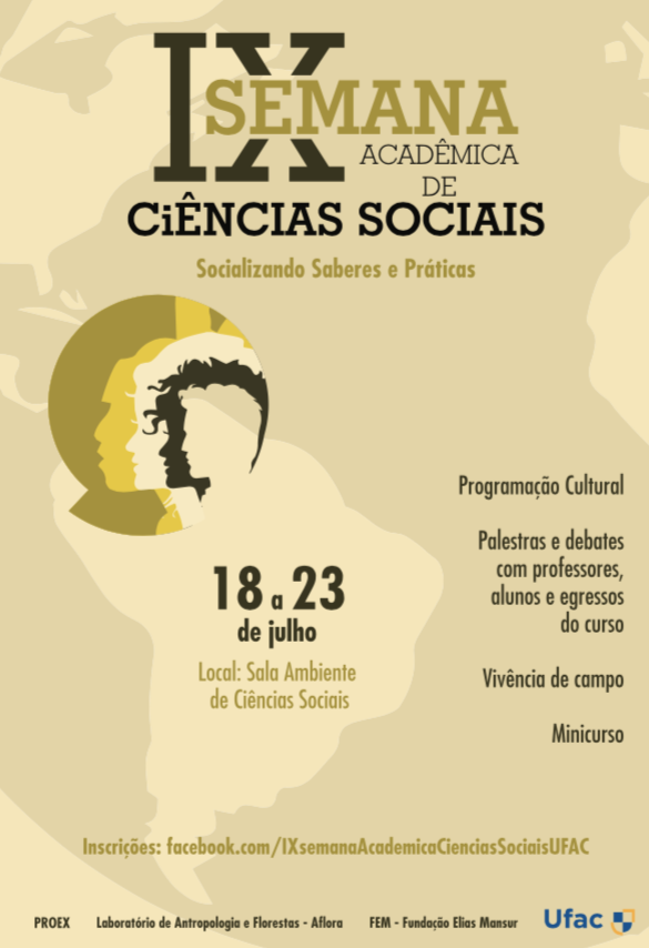 Convite: IX Semana Acadêmica de Ciências Sociais