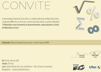 Convite: Palestra de Matemática