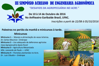 Curso de Agronomia promove simpósio em outubro