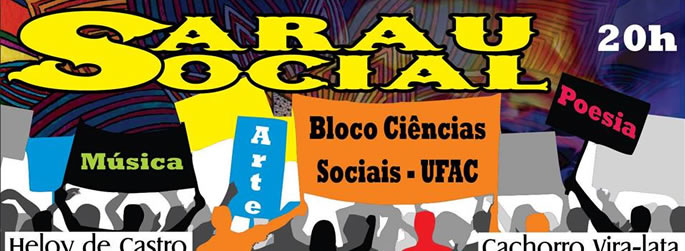 Curso de Ciências Sociais da Ufac promove sarau com poemas e músicas
