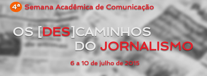 Curso de Jornalismo prepara semana acadêmica e lança site para divulgar atividades