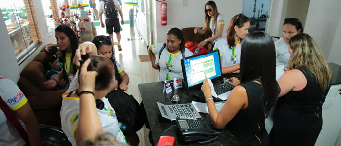 Equipes de futsal, basquete e handebol da Ufac chegam a Aracaju para participar dos Jogos Universitários Brasileiros