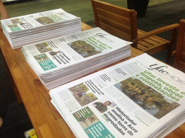 Estande da Ufac recebe visitantes de todo o país na reunião da SBPC