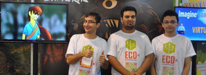 Estudantes do Acre apresentam jogo na Expo T&C da SBPC