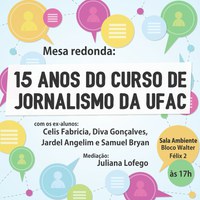 Ex-alunos de Jornalismo relembram trajetórias em mesa-redonda