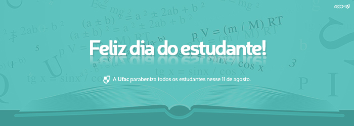 Feliz dia do estudante