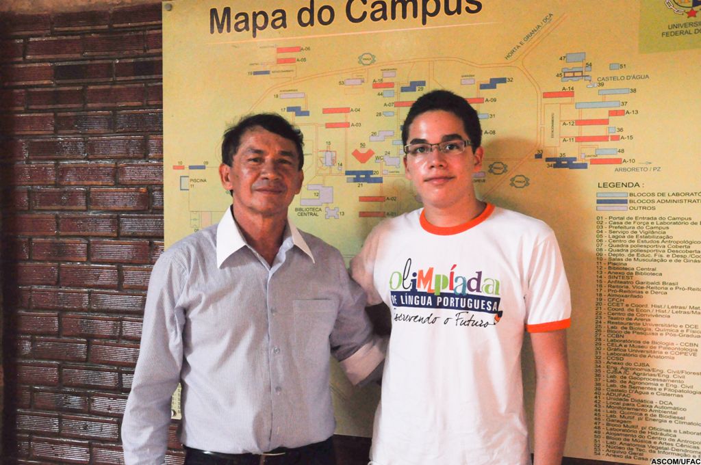 Filho de servidor da Ufac vence Olimpíada de Língua Portuguesa