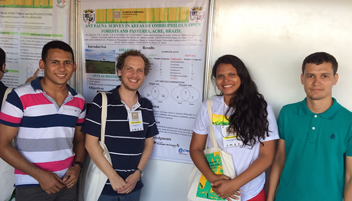 Pesquisadores da Ufac participam do 22º Simpósio de Mirmecologia
