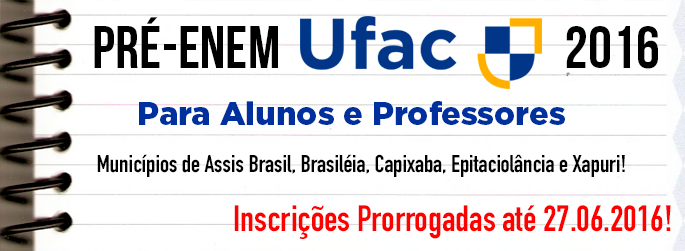 Pré-Enem Ufac 2016