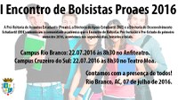 Pró-Reitoria de Assuntos Estudantis - Proaes - Convite