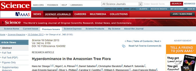 Professor da Ufac é coautor de estudo publicado na ‘Science’