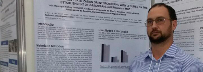 Professor do campus Floresta faz pós-doutorado em Zootecnia na UFRGS