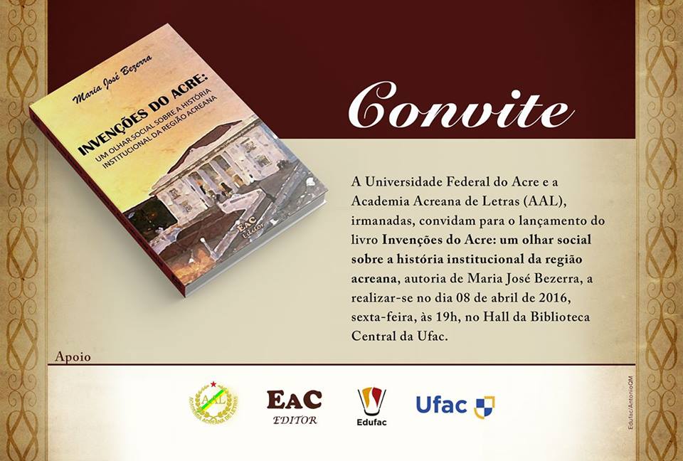 Professora Maria José lança livro ‘Invenções do Acre’