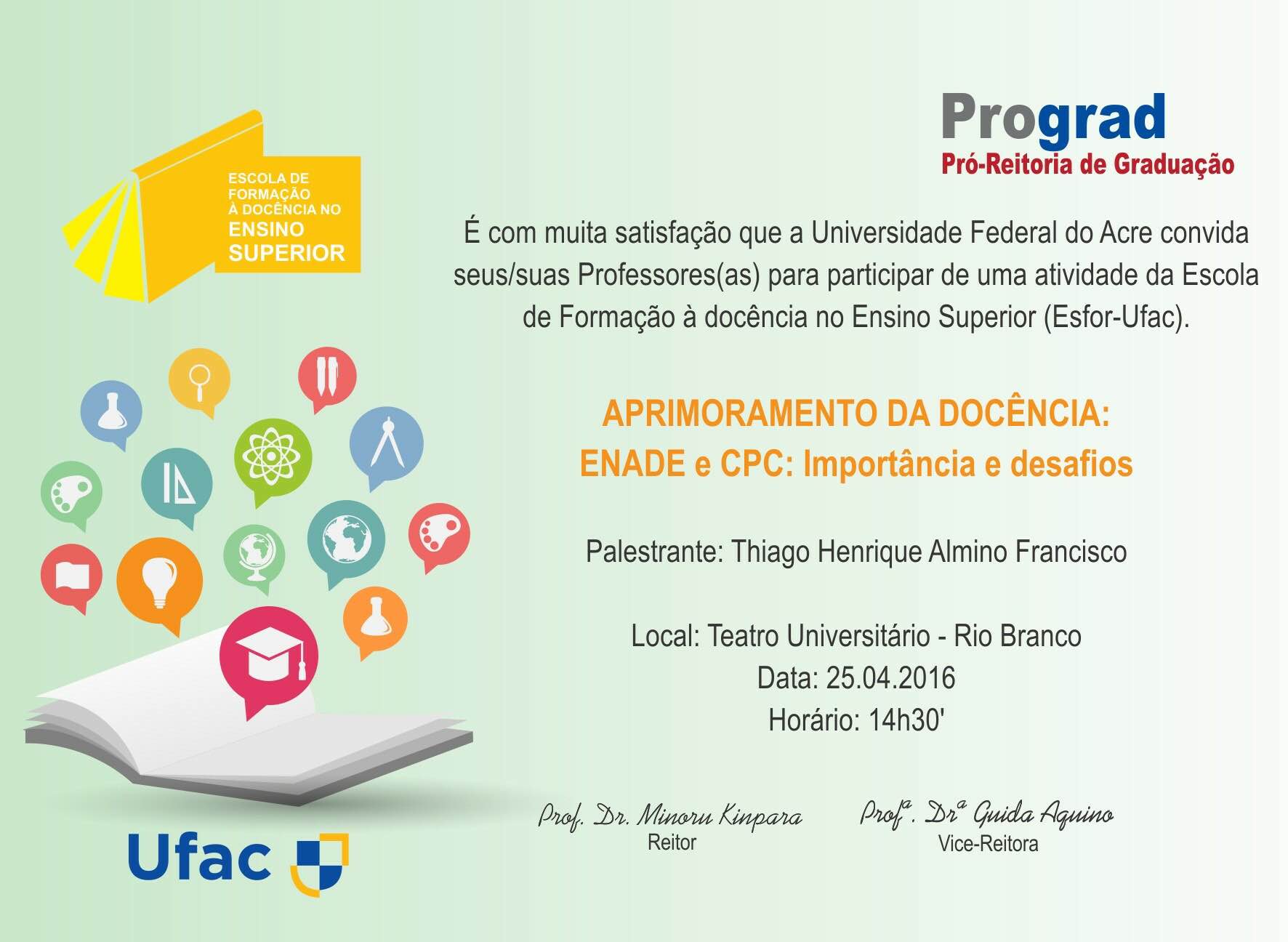 Prograd - Esfor-Ufac - Convite