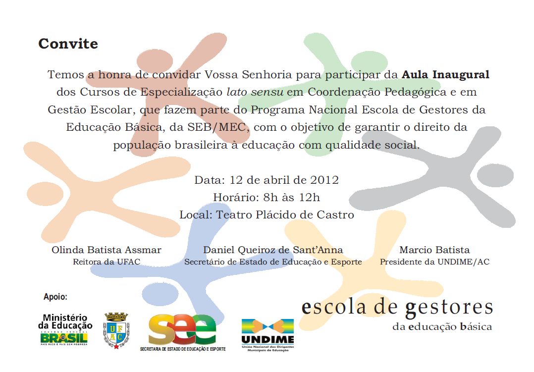 Programa Escola de Gestores da Educação Básica realizará aula inaugural