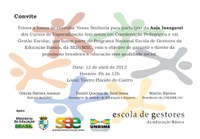 Programa Escola de Gestores da Educação Básica realizará aula inaugural