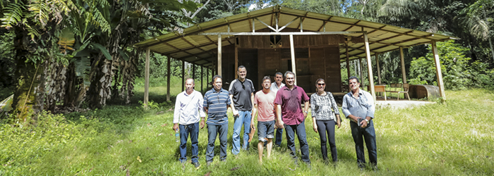 Reitor visita Reserva Florestal Humaitá