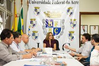 Reitora e Secretário de  Educação do Estado cumprem agenda de trabalho