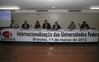 Reitora Olinda Batista participa de Seminário sobre a internacionalização das Universidades Federais realizado pela Andifes