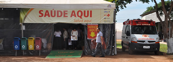 Ufac e SBPC oferecem serviços de saúde para visitantes