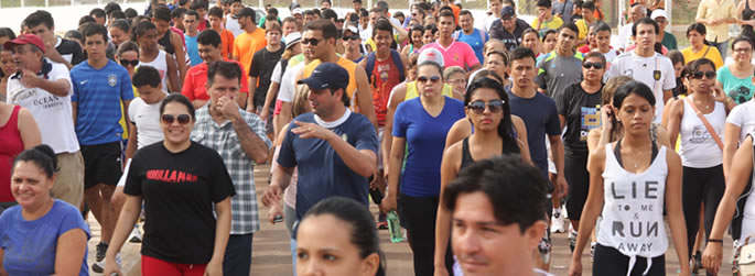 Ufac realiza caminhada no campus Rio Branco