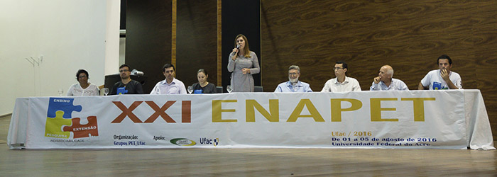 Ufac realiza solenidade de abertura do 21º Enapet