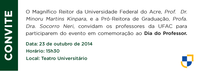 Universidade Federal do Acre - Convite